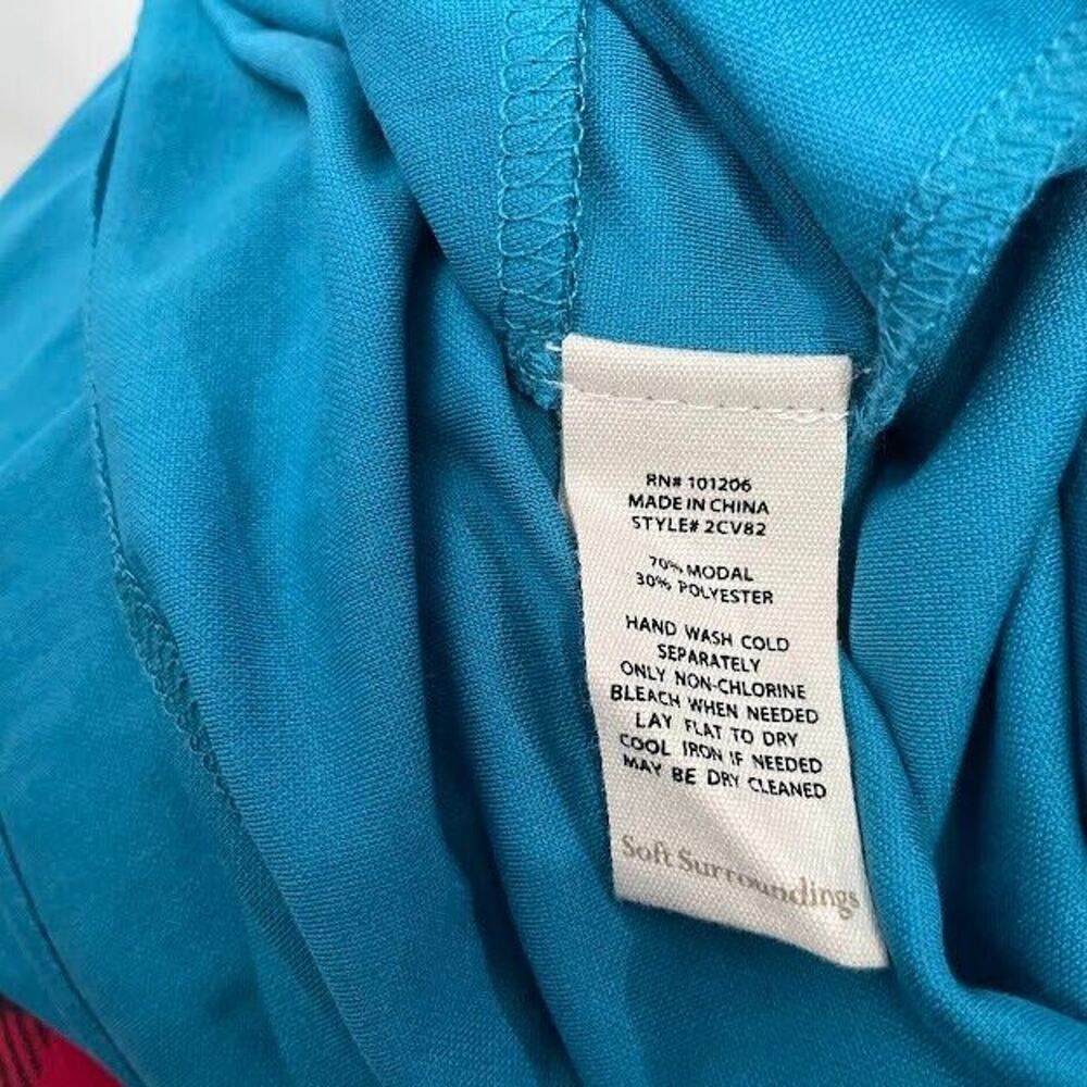 Soft Surroundings Size Medium Basic Modal Knit Tu… - image 6